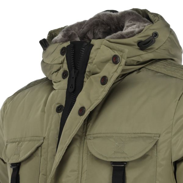 Peuterey Aiptek Fur Parka Groen