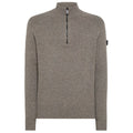 Peuterey Braille Zipped Sweater Bruin