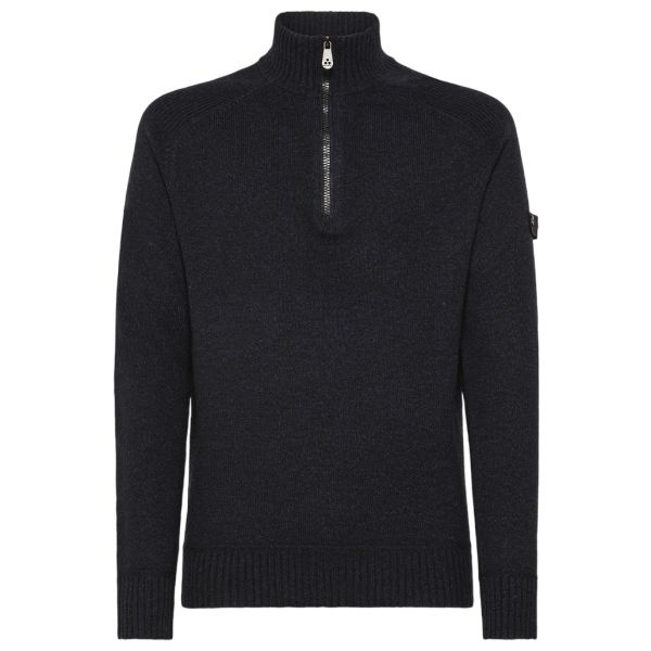 Peuterey Braille Zipped Sweater Navy