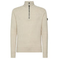 Peuterey Braille Zipped Sweater Off White