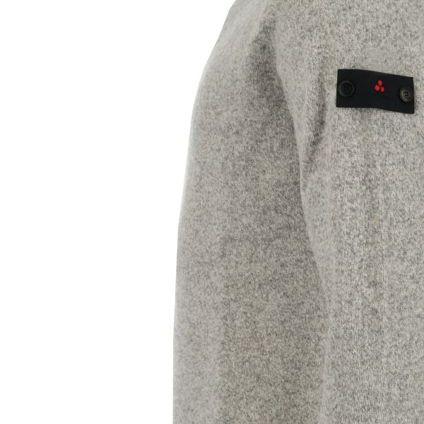 Peuterey Braille Zipped Sweater Grijs