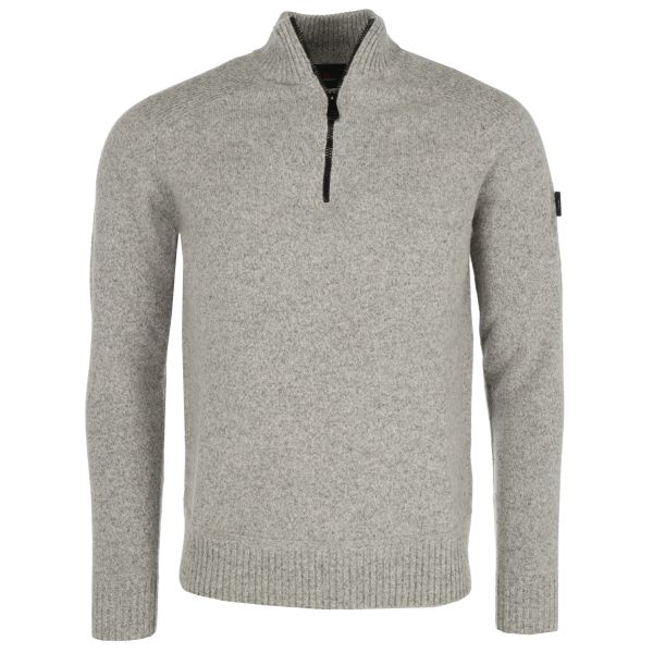 Peuterey Braille Zipped Sweater Grijs