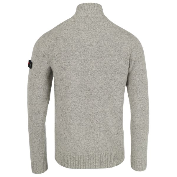 Peuterey Braille Zipped Sweater Grijs