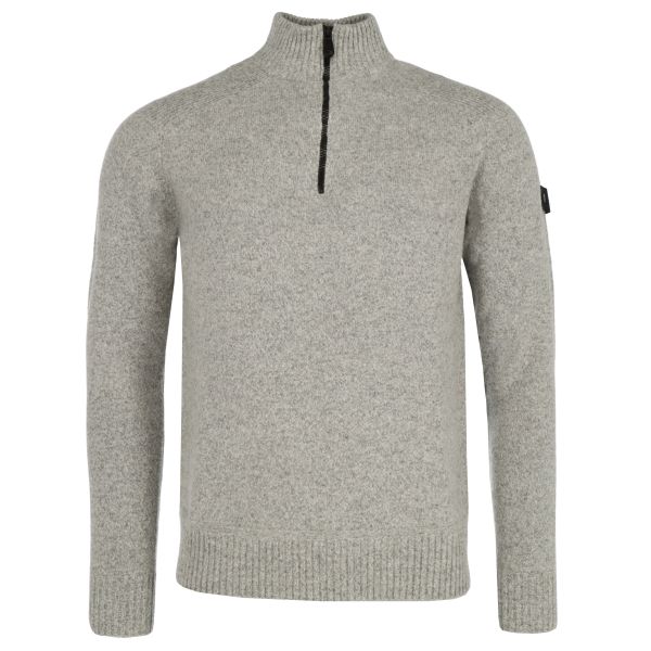 Peuterey Braille Zipped Sweater Grijs