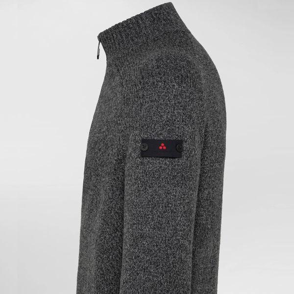 Peuterey Braille Zipped Sweater Antraciet