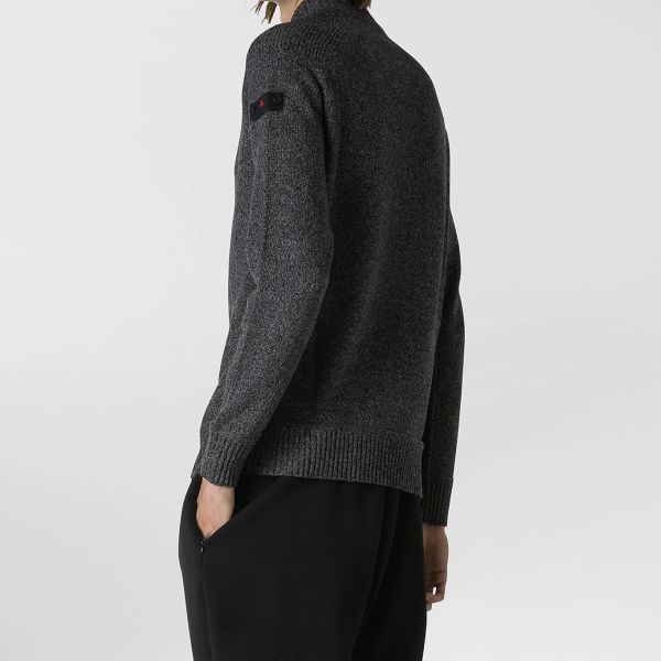 Peuterey Braille Zipped Sweater Antraciet