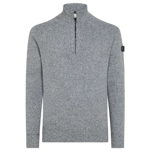 Peuterey Braille Zipped Sweater Grijs