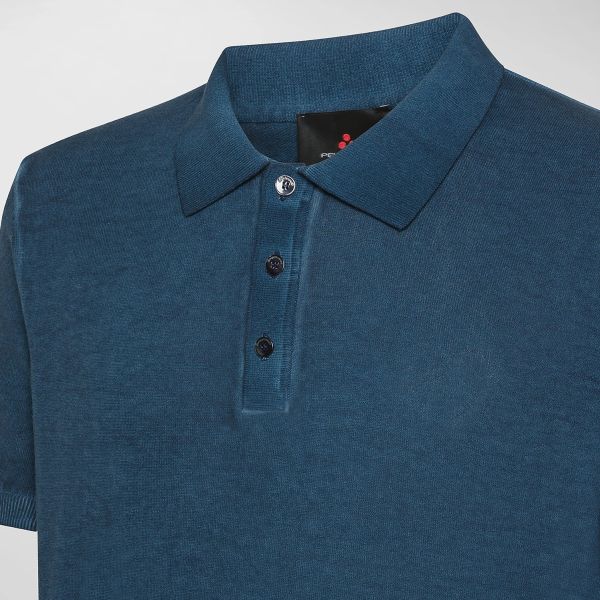 Peuterey Correboi Knit Polo Navy
