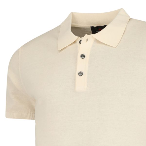 Peuterey Correboi Knit Polo Off White