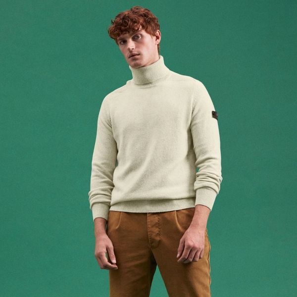 Peuterey Kowal Turtle Neck Sweater Off White