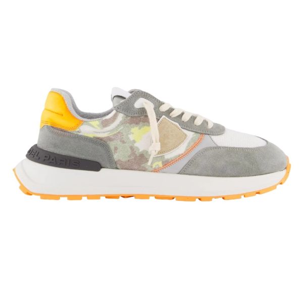 Philippe Model Antibes Sneaker Grijs/Geel