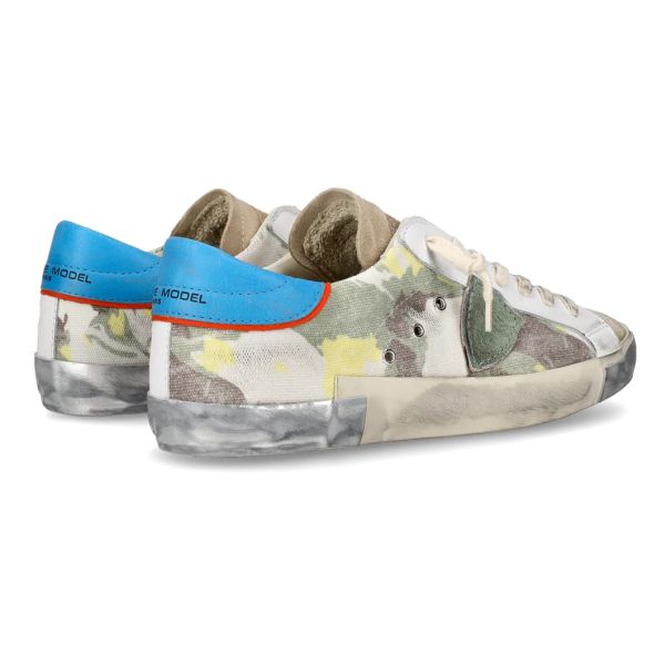 Philippe Model PRSX Sneaker Groen/Wit/Blauw