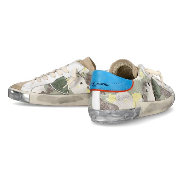 Philippe Model PRSX Sneaker Groen/Wit/Blauw