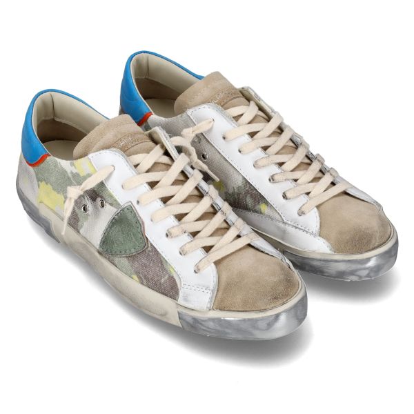 Philippe Model PRSX Sneaker Groen/Wit/Blauw