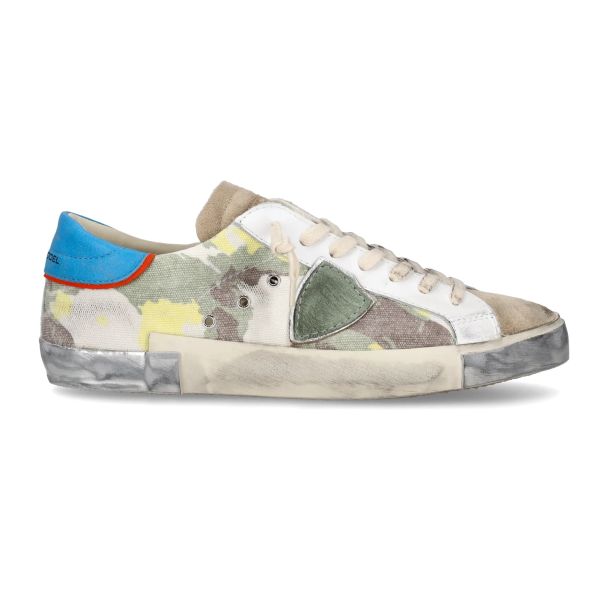 Philippe Model PRSX Sneaker Groen/Wit/Blauw