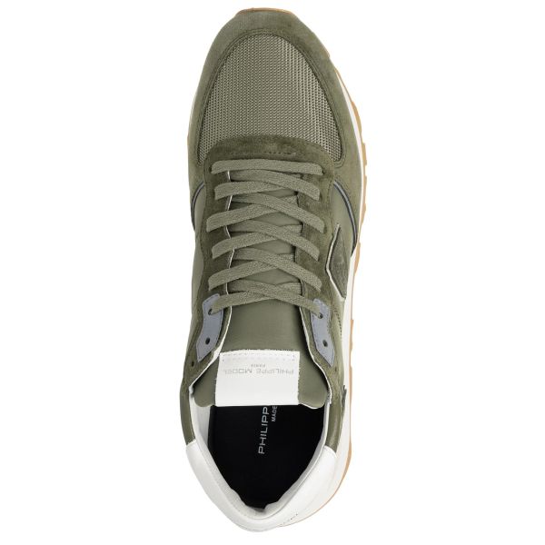 Philippe Model Tropez Haute Sneaker Donker Groen