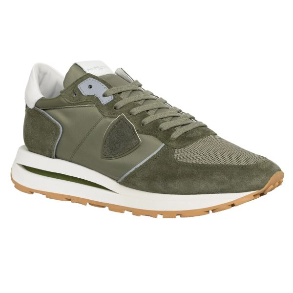 Philippe Model Tropez Haute Sneaker Donker Groen