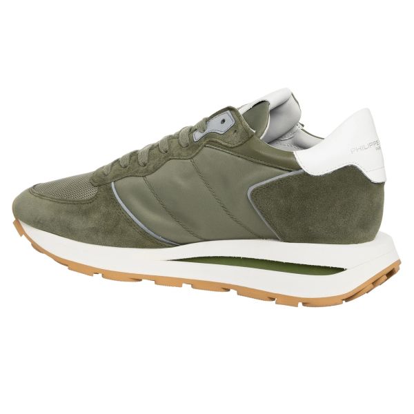 Philippe Model Tropez Haute Sneaker Donker Groen