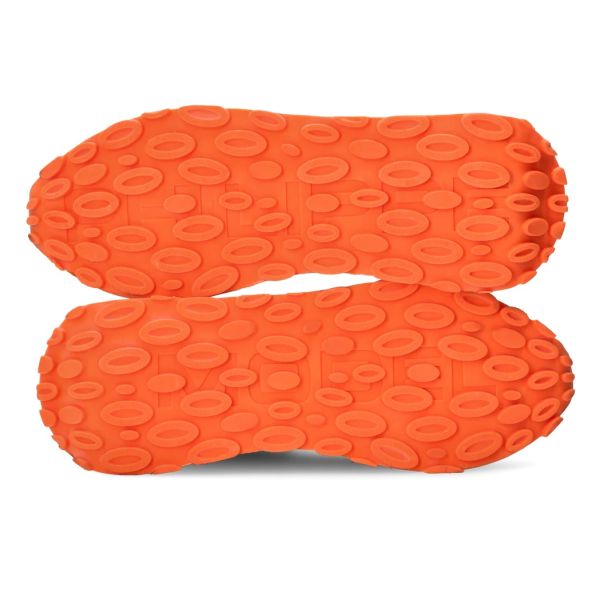 Philippe Model Tropez Haute Sneaker Zwart/Oranje