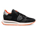 Philippe Model Tropez Haute Sneaker Zwart/Oranje
