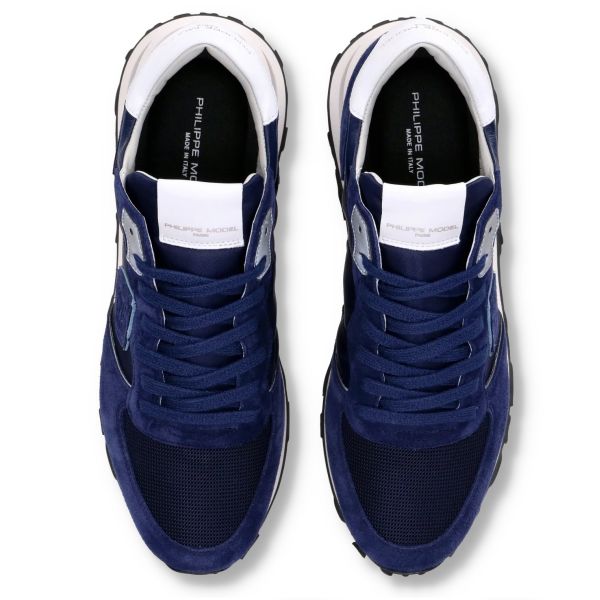 Philippe Model Tropez Haute Sneaker Blauw