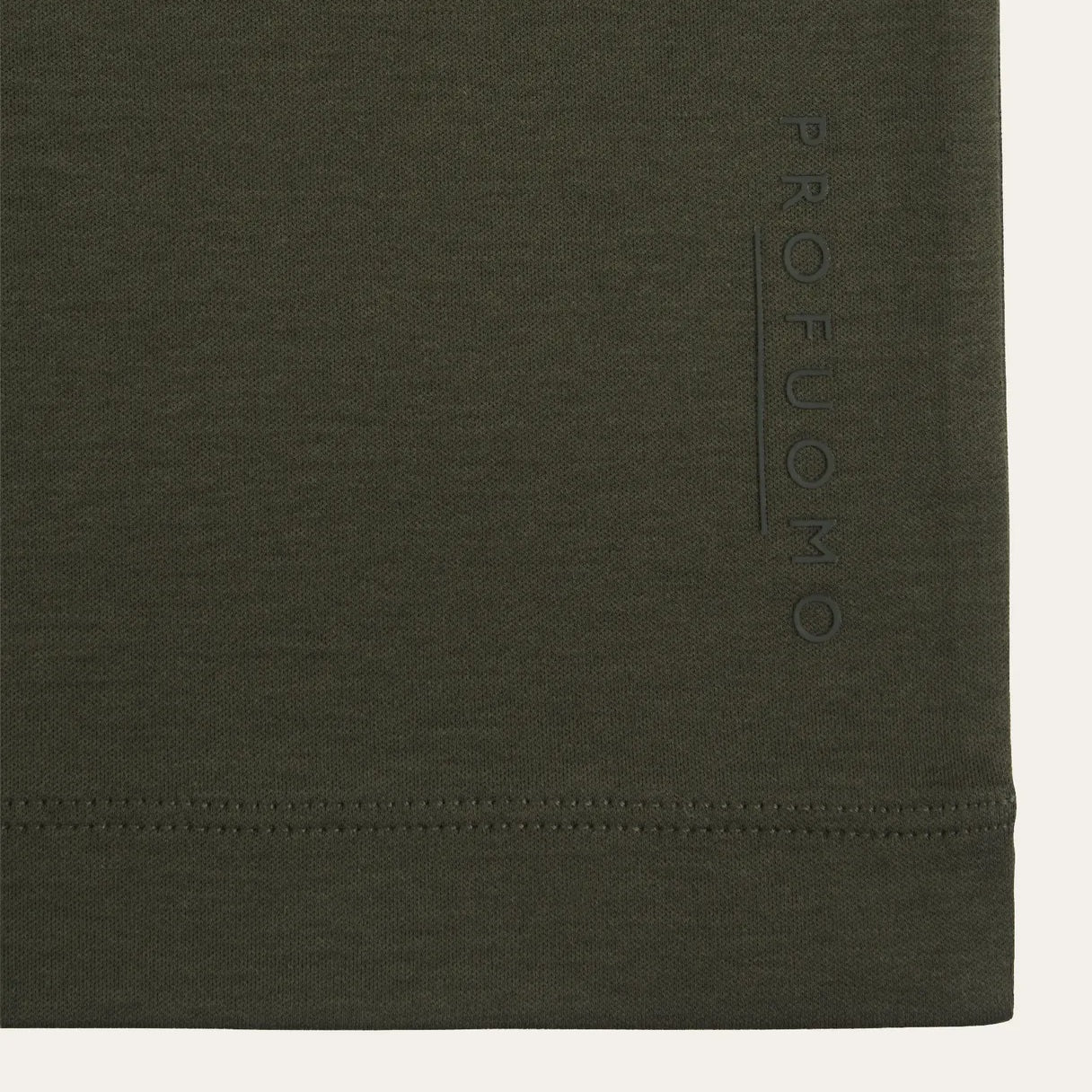 Profuomo Pima Cotton T-shirt Donker Groen
