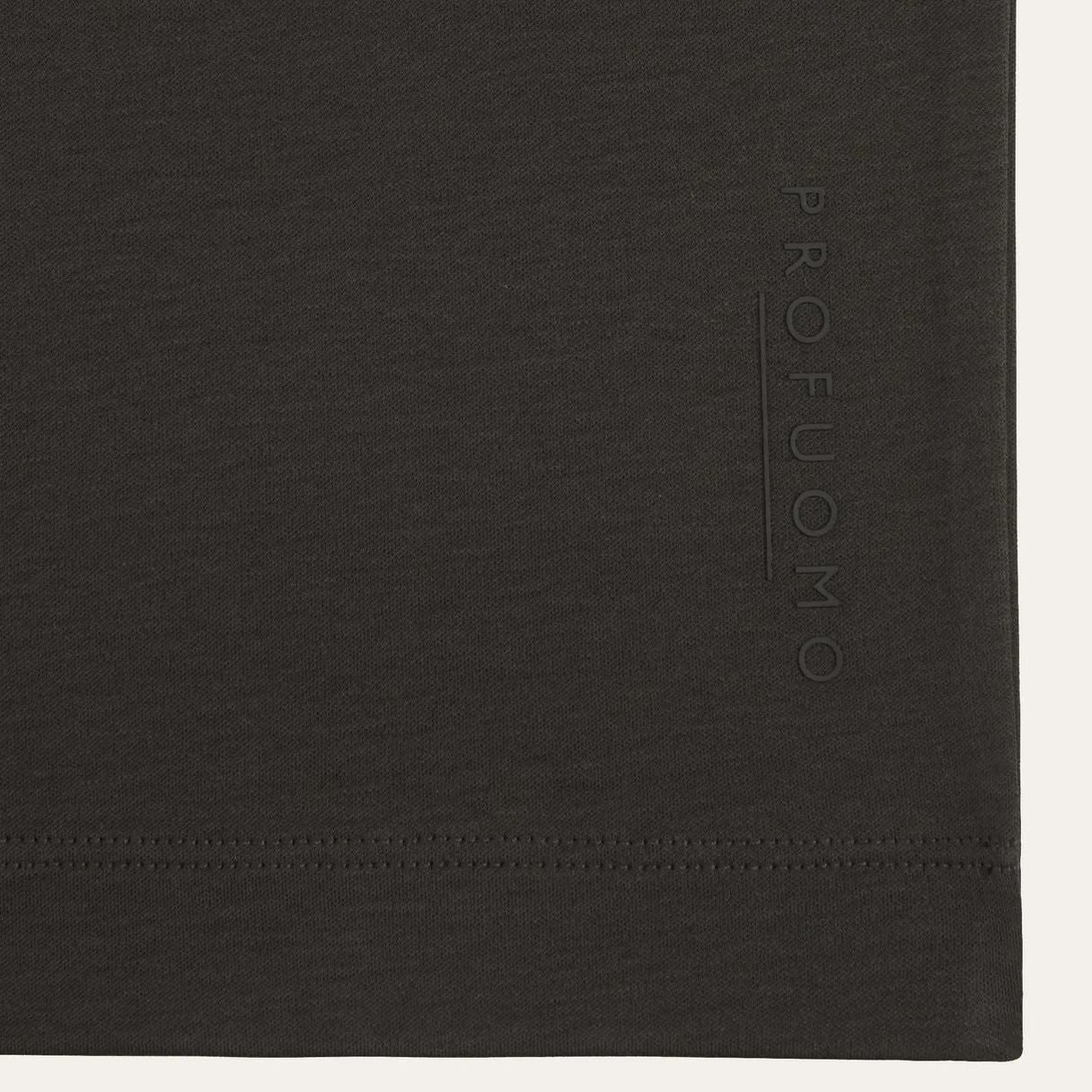 Profuomo Pima Cotton T-shirt Bruin