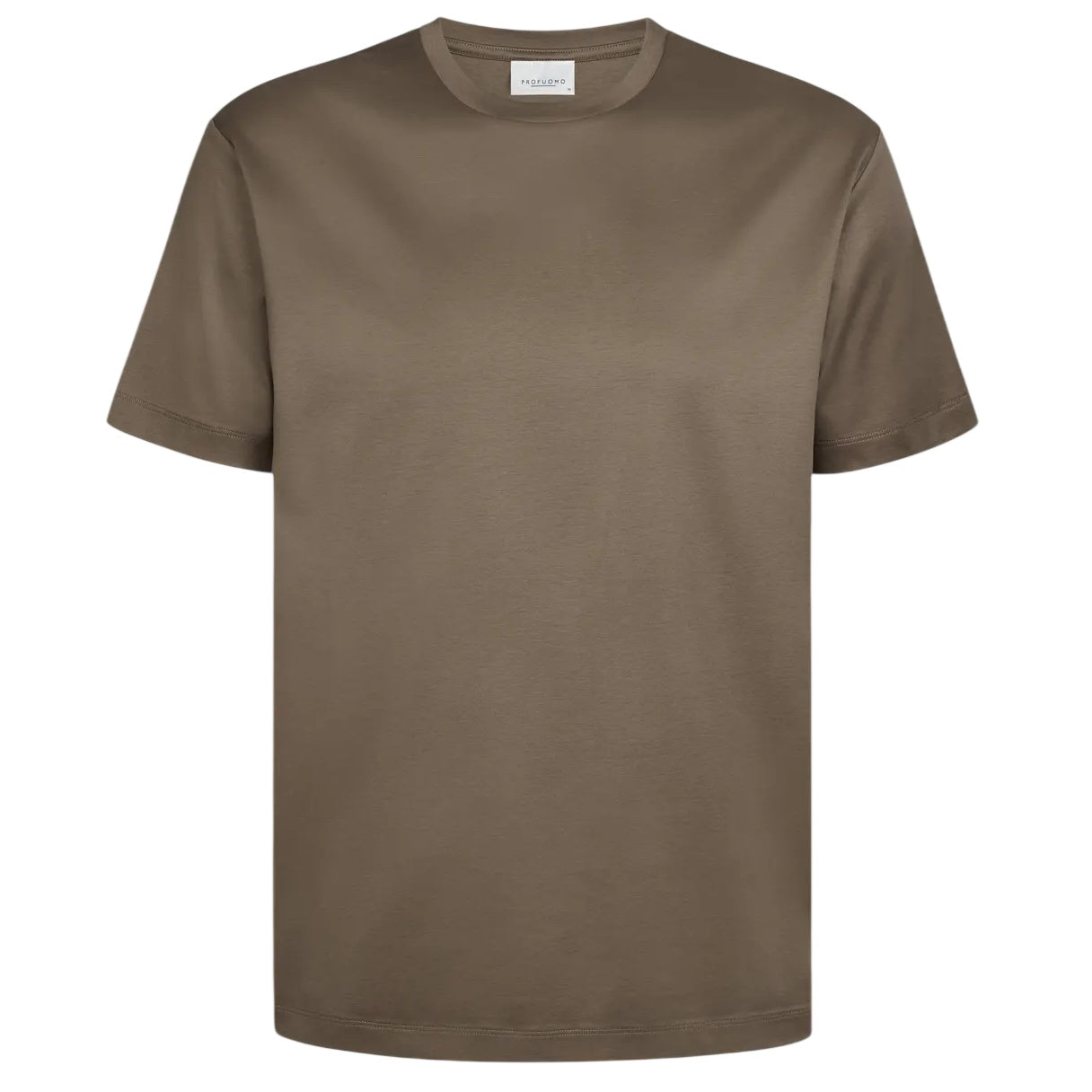 Profuomo Pima Cotton T-shirt Taupe