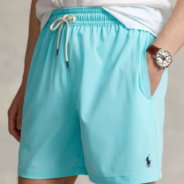 Ralph Lauren Traveller Zwembroek Licht Blauw