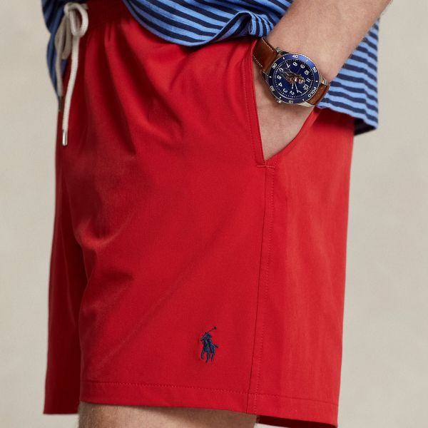 Ralph Lauren Traveller Zwembroek Rood