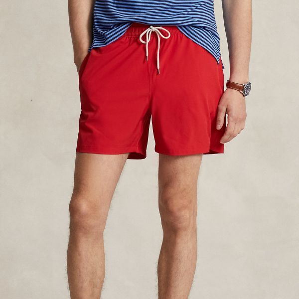 Ralph Lauren Traveller Zwembroek Rood