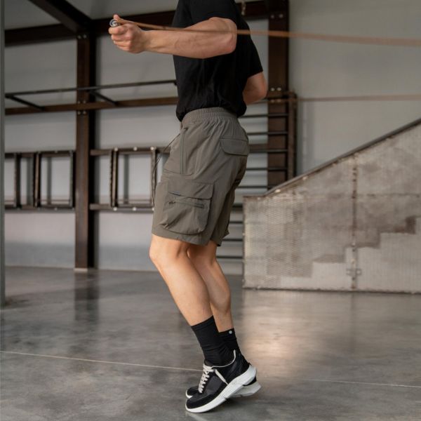 represent 247 korte broek donker groen