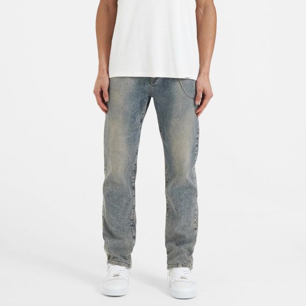 Represent Baggy Denim Jeans Blue Cream