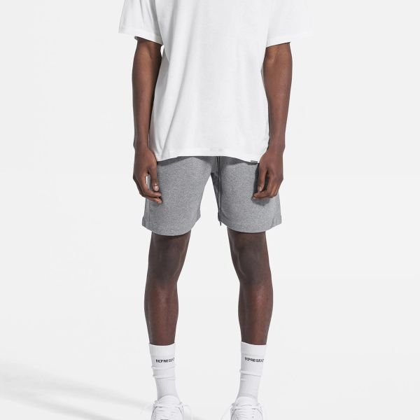 Represent Blank Korte Broek Licht Grijs