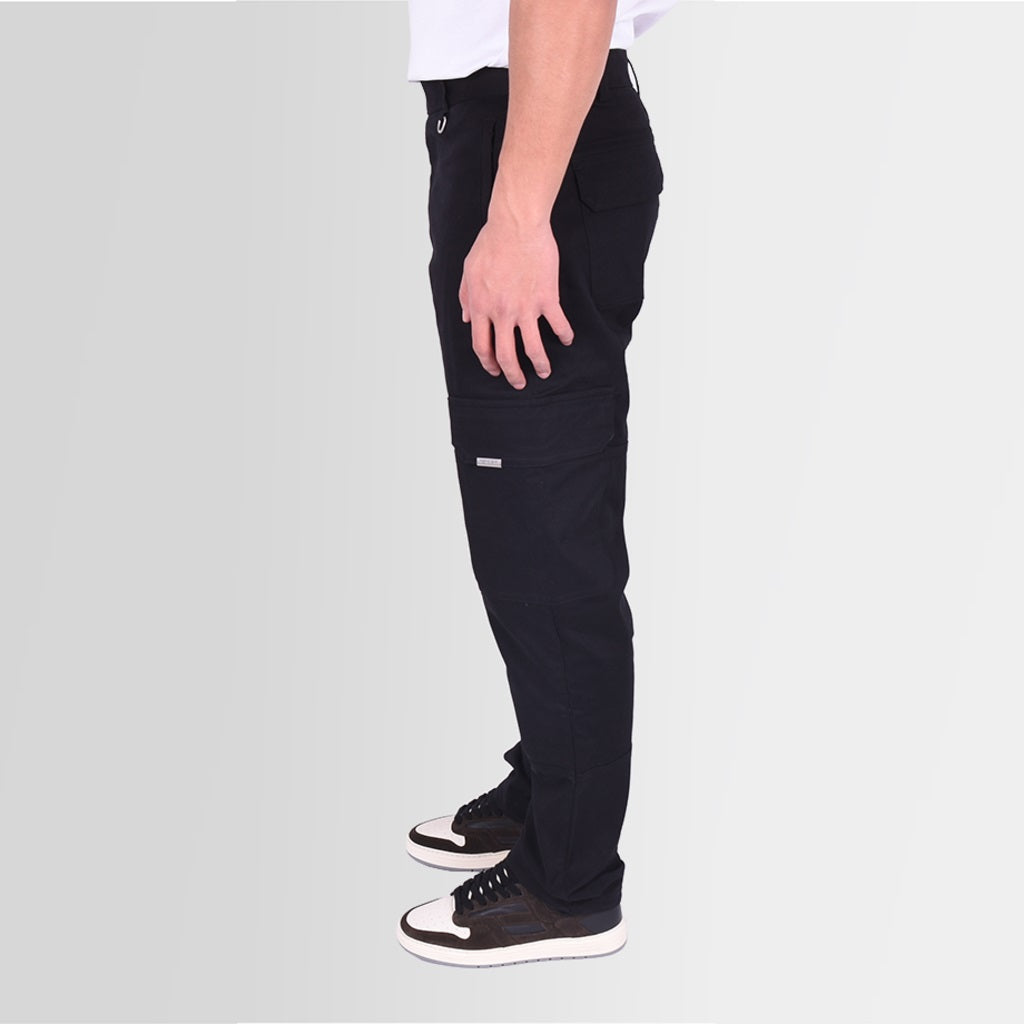 represent cargo broek zwart