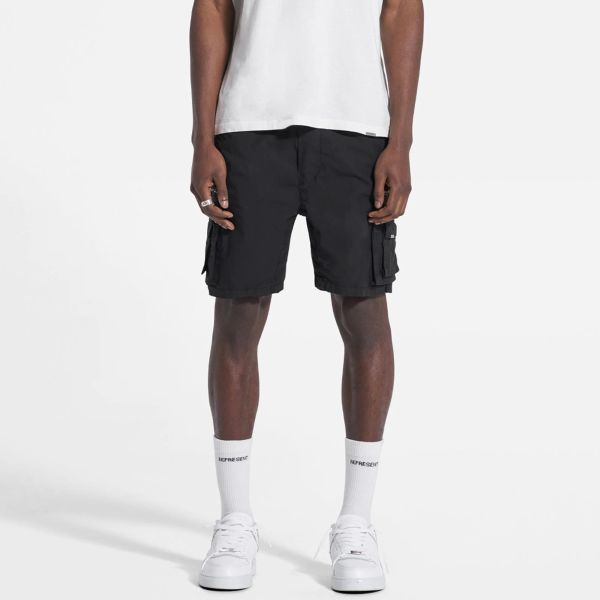 Represent Cargo Korte Broek Zwart