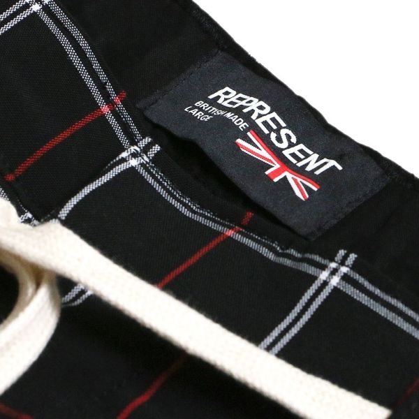 Represent Checked Smoking Broek Zwart