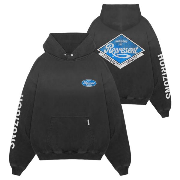 Represent Classic Parts Hoodie Zwart