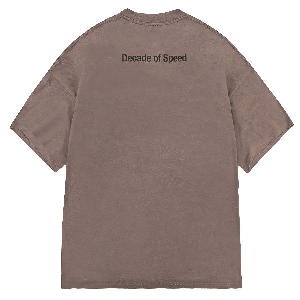represent decade of speed t-shirt grijs