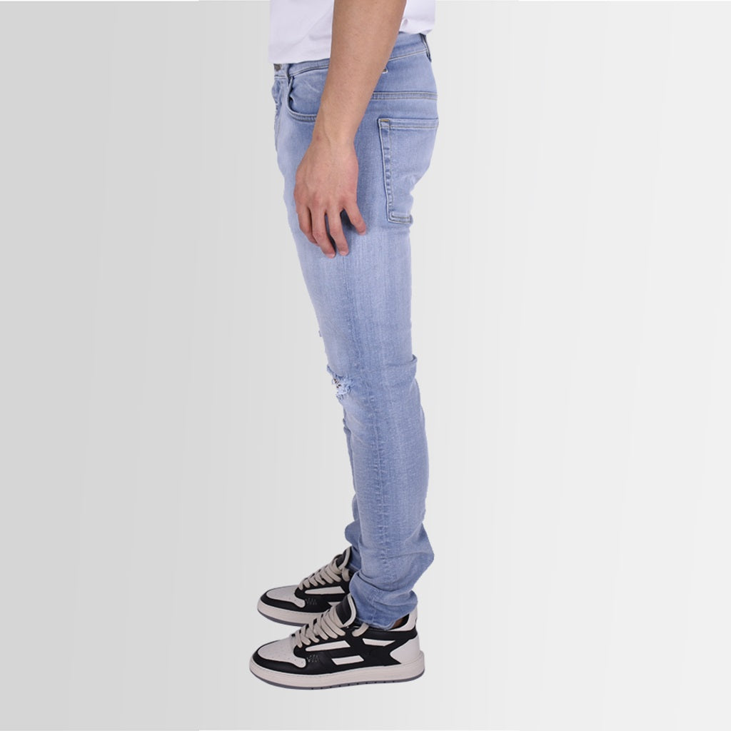 represent destroyer denim licht blauw