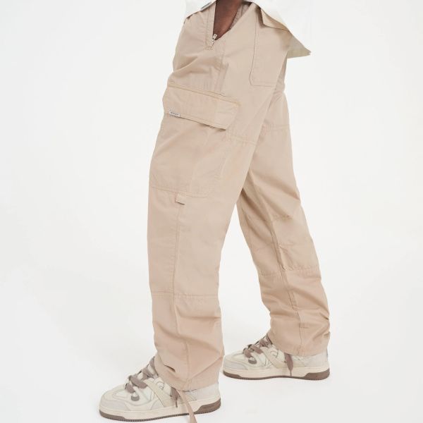 Represent Elasticated Waist Cargo Broek Beige