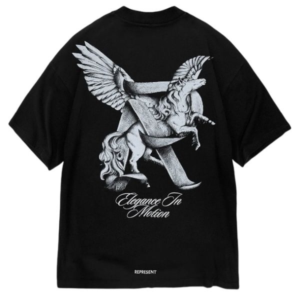 Represent Elegance In Motion T-shirt Zwart