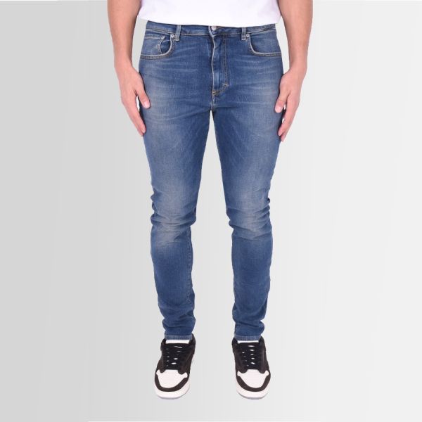 represent essential denim jeans classic blauw