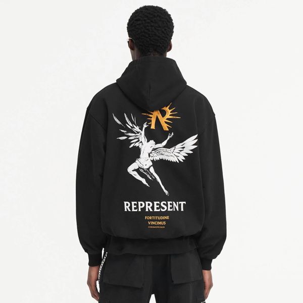 Represent Icarus Hoodie Zwart