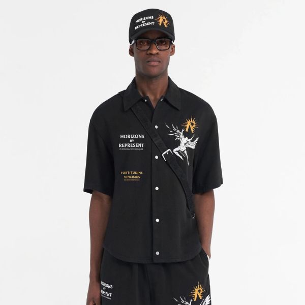 Represent Icarus Overhemd Zwart