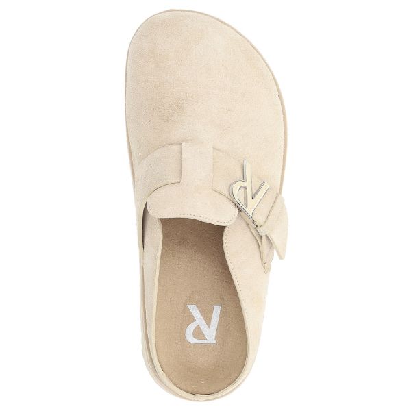 Represent Initial Mule Slippers Beige