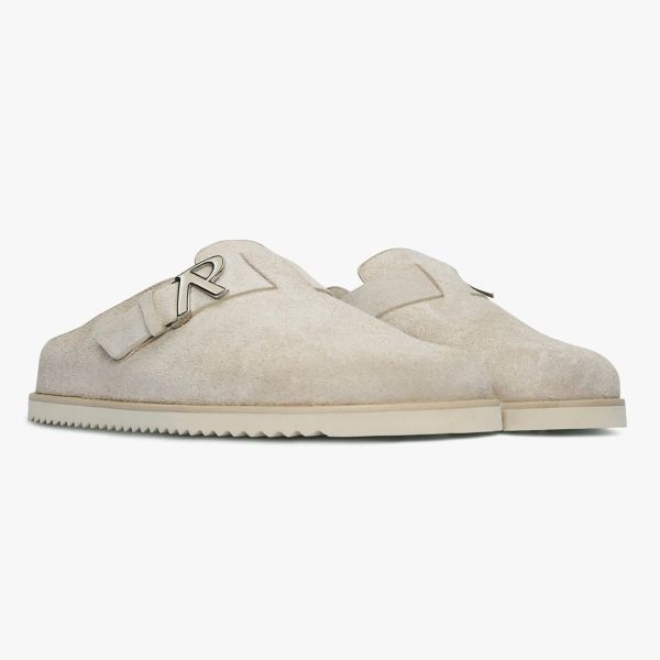 Represent Initial Mule Slippers Beige