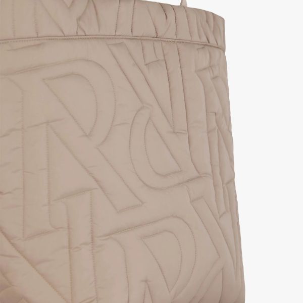 Represent Initial Quilted Tote Bag Bruin