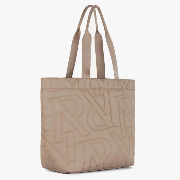 Represent Initial Quilted Tote Bag Bruin