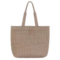 Represent Initial Quilted Tote Bag Bruin